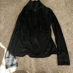 Women's Black Fitted Athletic Jacket